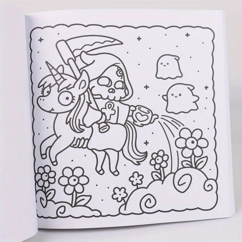 Weird Little Cuties: A Coloring Book for Adults And Teens Featuring Cute Creepy Creatures for Relaxing During Cozy Hygge Moments