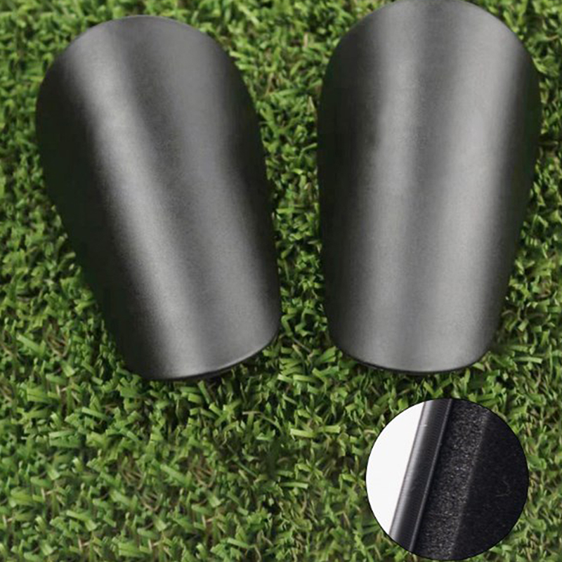 1 par de mini caneleiras de futebol leves e portáteis, resistentes ao desgaste, absorventes de choque, placas de haste de treinamento de futebol