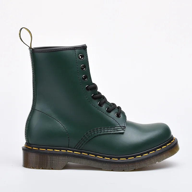Botas de alta calidad para hombre y mujer, zapatos informales, botines clásicos, sin cordones, para oficina, ventilación, motocicleta versátil