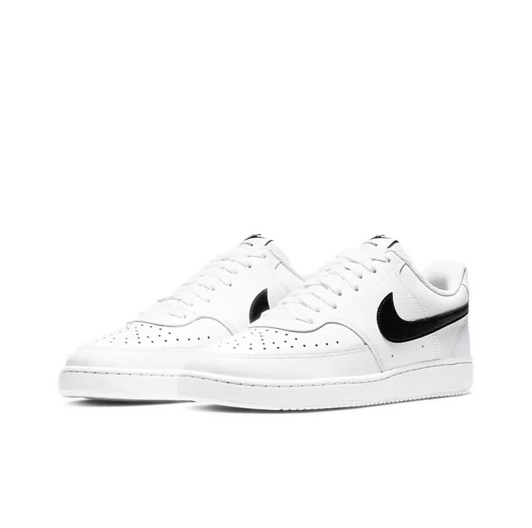 Nike Court Vision Zapatillas informales duraderas de corte bajo y bajo para hombres y mujeres