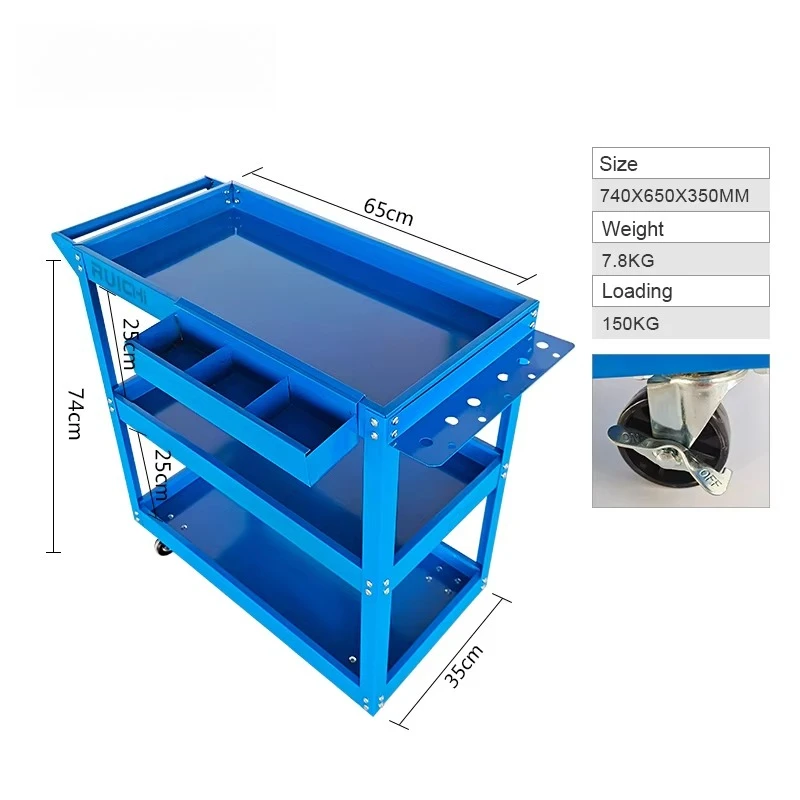 Factory Direct Rolling Tools Organizer Cabinet with Roller for Workshop Garage Household Tools Cabinet Trolley