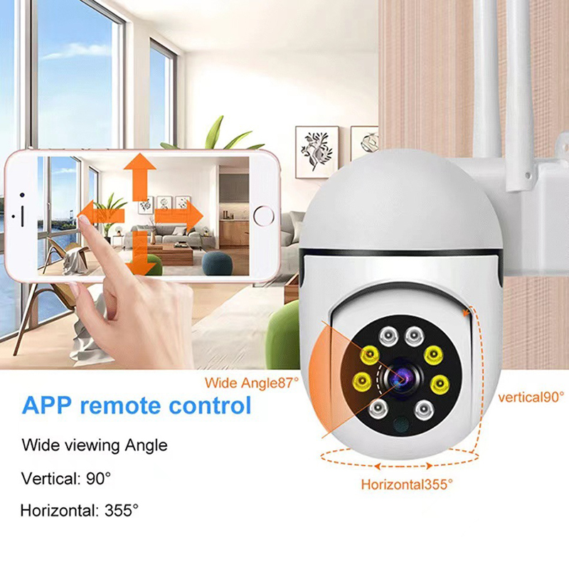 Xiaomi Wireless Security Surveillance PTZ Camera Wifi IP Outdoor 4X Zoom Cameras AI Human Tracking Two-way Audio HD Night Cam