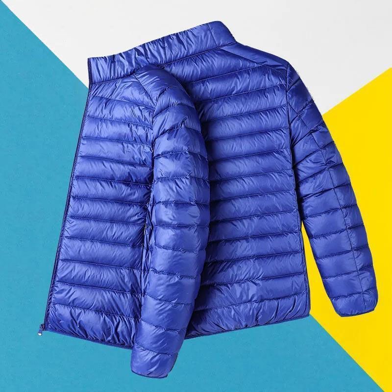 Jaqueta Casual Masculina Leve com Capuz e Gola Alta, Ajuste Slim, Aodão, Primavera 2025, Crimento Regular, Tamanho ande