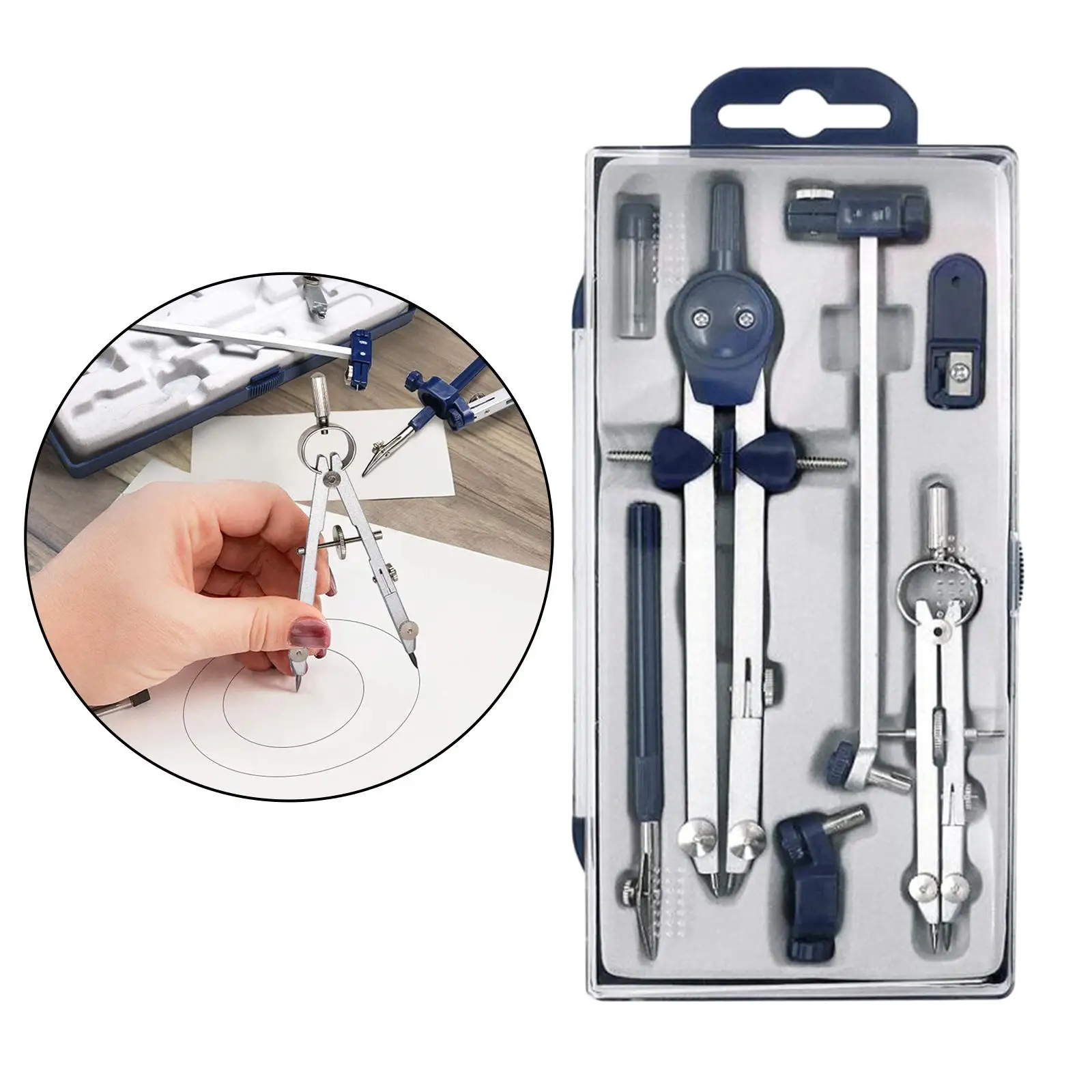 Kit de dibujo ajustable Herramienta de dibujo circular Ingeniero estudiantil