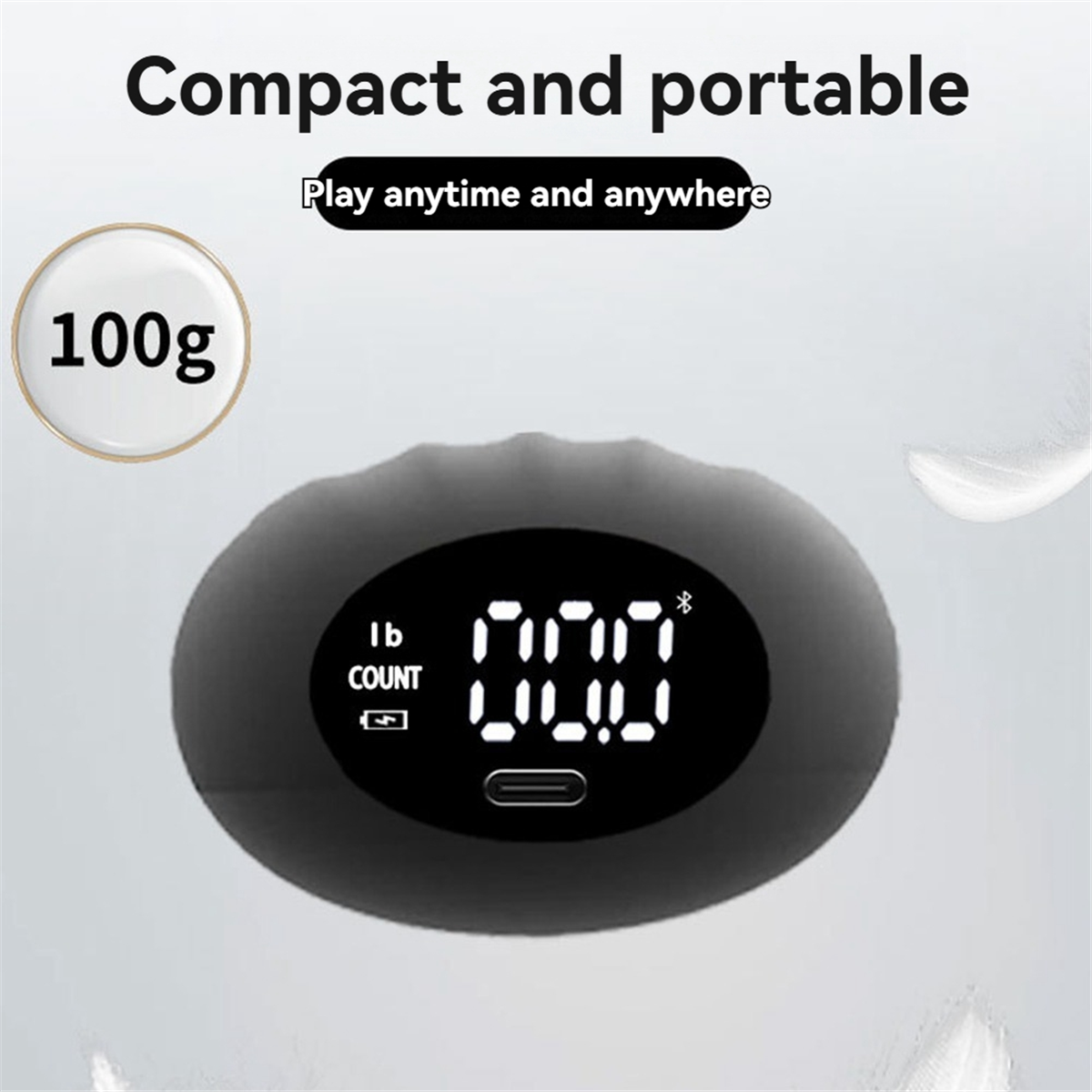 BAAU 握力テスター、デジタル握力トレーナー、最大 396 ポンドのハンドグリッパー強化装置、フィンガーグリップトレーニング用 B