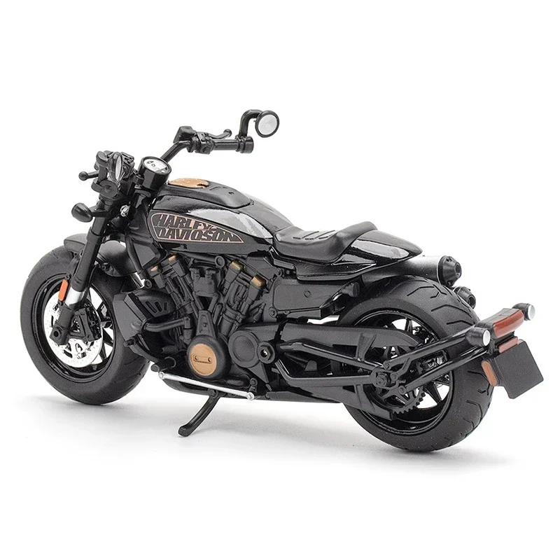 子供のためのハーレースポーツスターのレーシングバイクモデル,DIYストリートスポーツ,おもちゃのギフト,合金,1:12