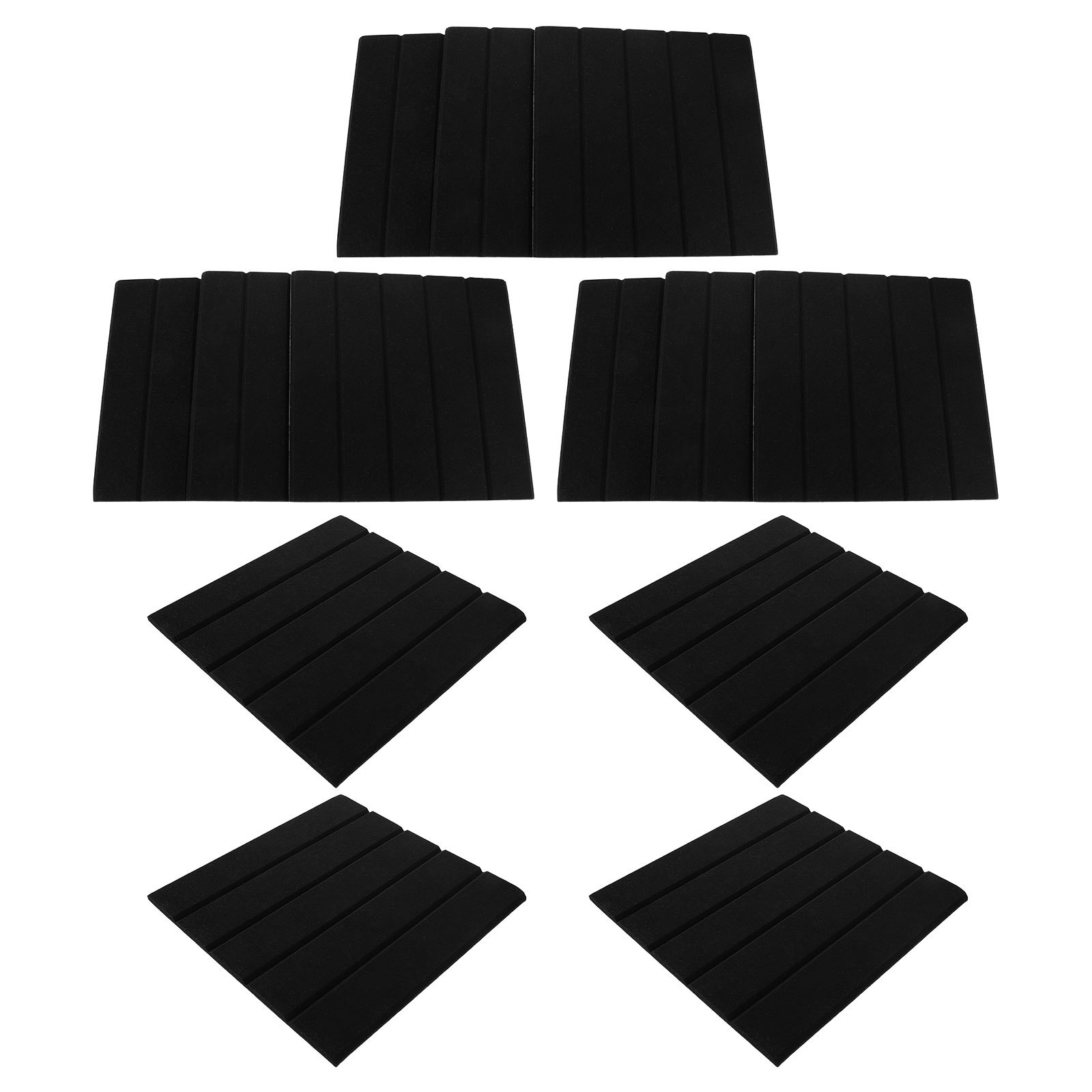 12Pcs Self-Adhesive Acoustic Absorption Panels Ideal for Office Soundproofing and Noise Cancelling Wall Acoustic Sound Panels