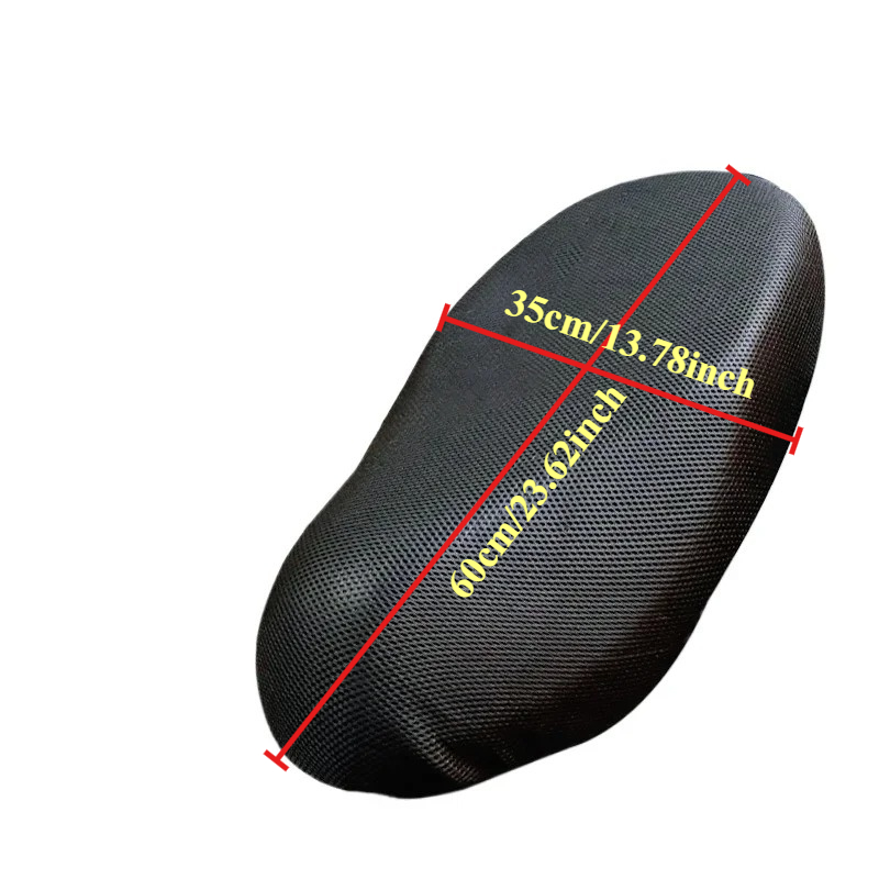 Acessórios da motocicleta capa de assento almofada da motocicleta 3d malha protetor anti-deslizamento almofada malha net anti-skid almofada malha assento enseada
