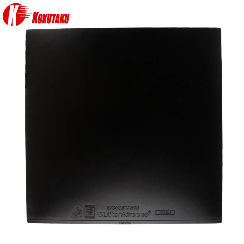 KOKUTAKU Super Sticky แผ่นยาง Blutenkirsche 868 Blue Ray 2.2 มม.เค้กโครงสร้างฟองน้ําสีฟ้ายาง ITTF ได้รับการอนุมัติ