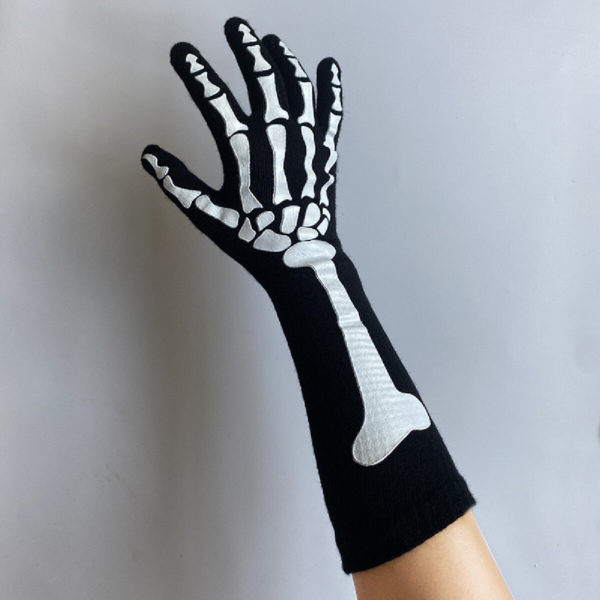 Halloween Skeleton Skeleton Gloves Trick Dark Wind Convex Gloves Skeleton Ghost Festival Costume