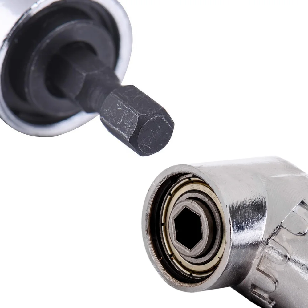 1 Góc 105 Độ Nối Dài Tua Vít Ổ Cắm Giá Đỡ Adapter Có Thể Điều Chỉnh Bit Vòi Phun Cho Tua Vít Bit Góc Đầu