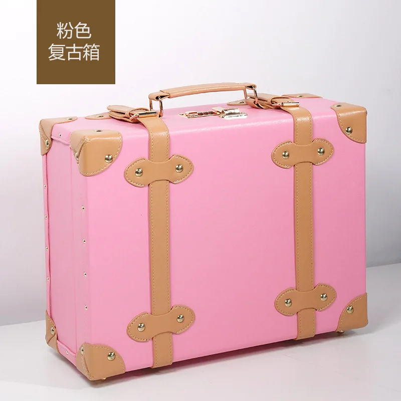 2024 ใหม่Retroแบบพกพารหัสผ่านกล่อง 13 นิ้วกล่องเก็บกระเป๋าเดินทางBoarding Caseกระเป๋าเดินทาง