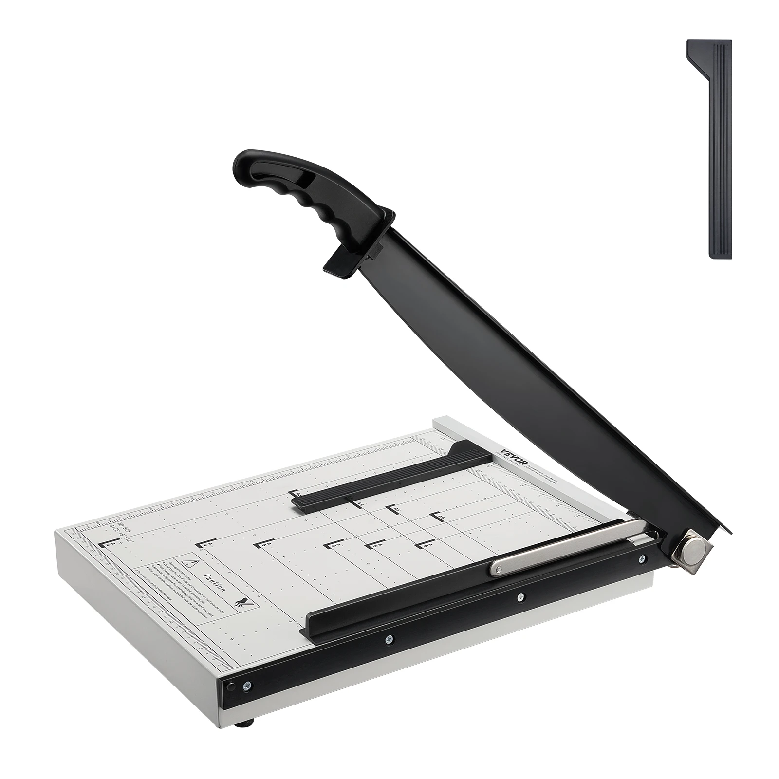 VEVOR Papierschneider Hebelschneider, 381 mm Max. Schnittbreite Manuelle Papierschneidemaschine, 16 Blätter Kapazität, mit Schutzschiene / Klingenarretierung für Karton / Pappe, Papierschneider