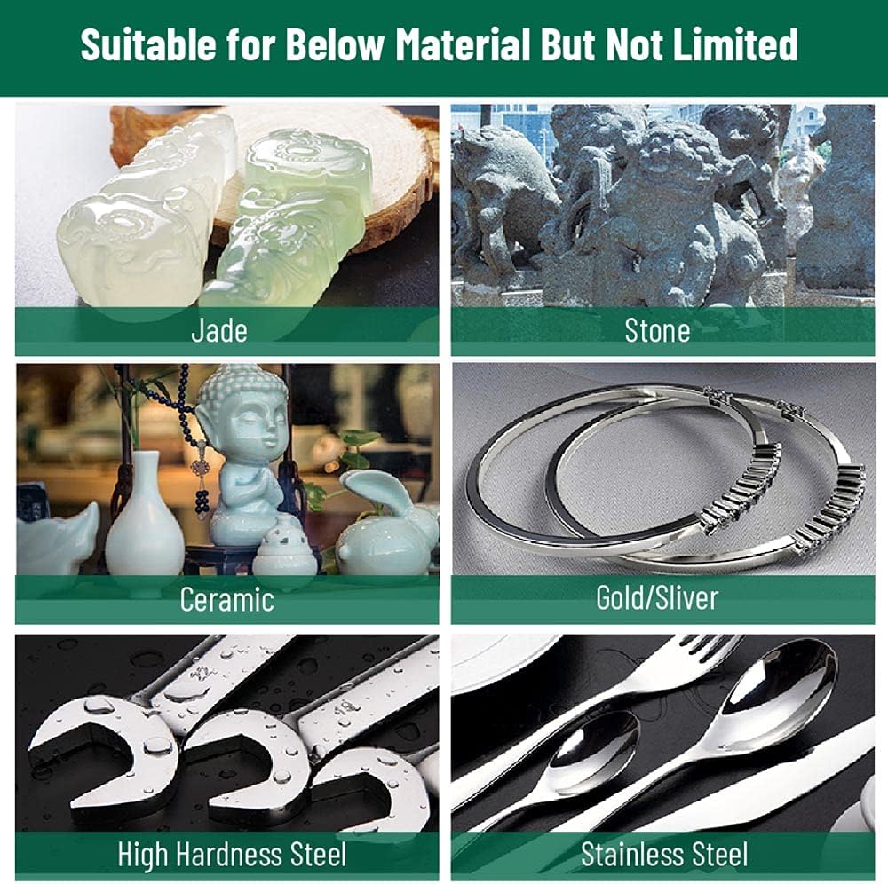 30pcs Shank Diamond Burs Set With Box For Dremel Electric Grinder Power Accessories Abrasive Drill Bit Rotary Tool Set