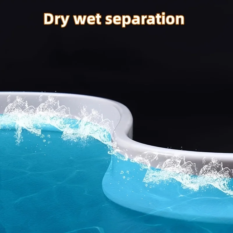1PC 1-3 メートル浴室止水シリコーン保持ストリップ水シャワーダム洪水バリアドライとウェット分離ブロッカー