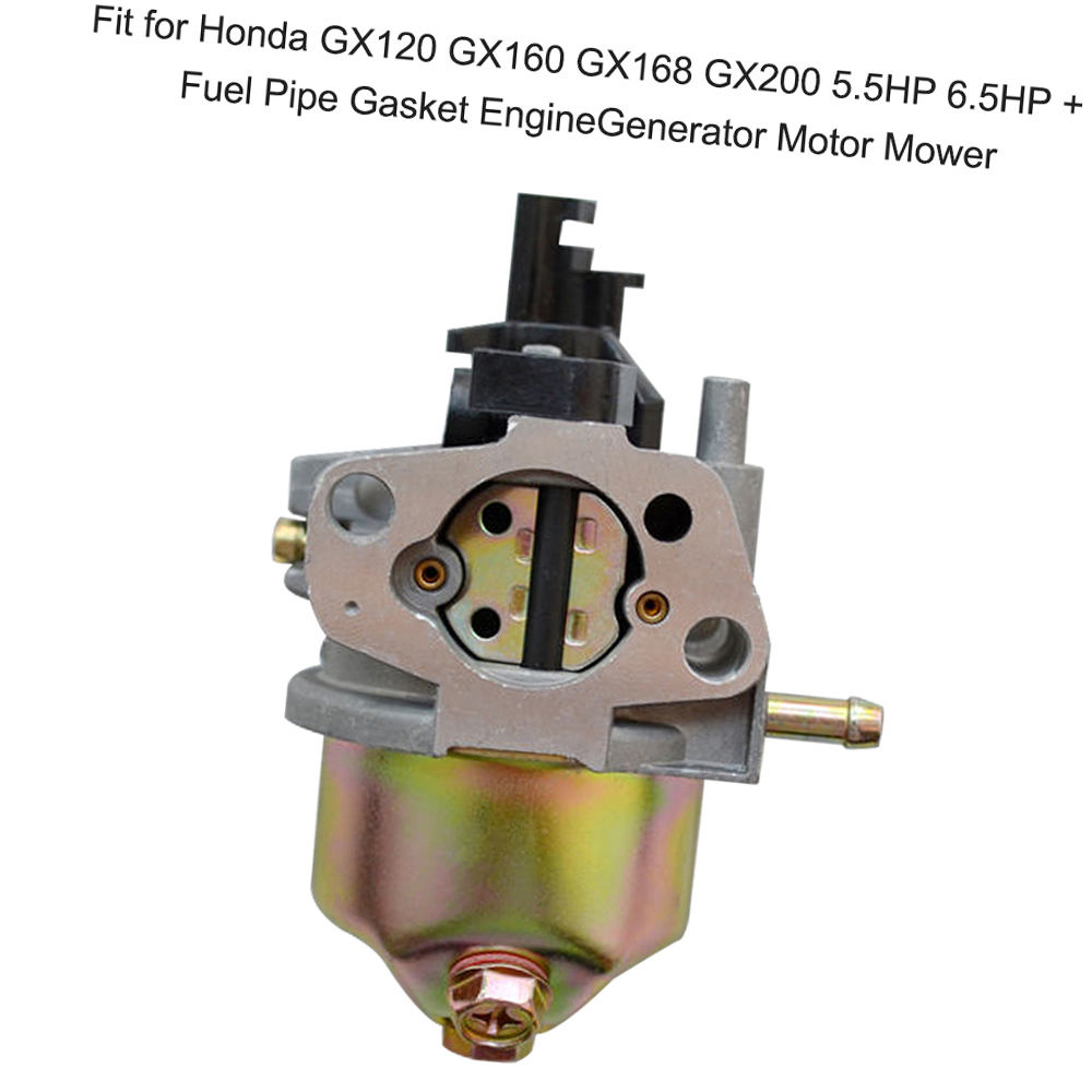 Motor Vergaser Vergaser passend für Honda GX120 GX160 GX168 GX200 5,5 PS 6,5 PS Kraftstoff leitung Dichtung Generator Motor Mäher Zubehör