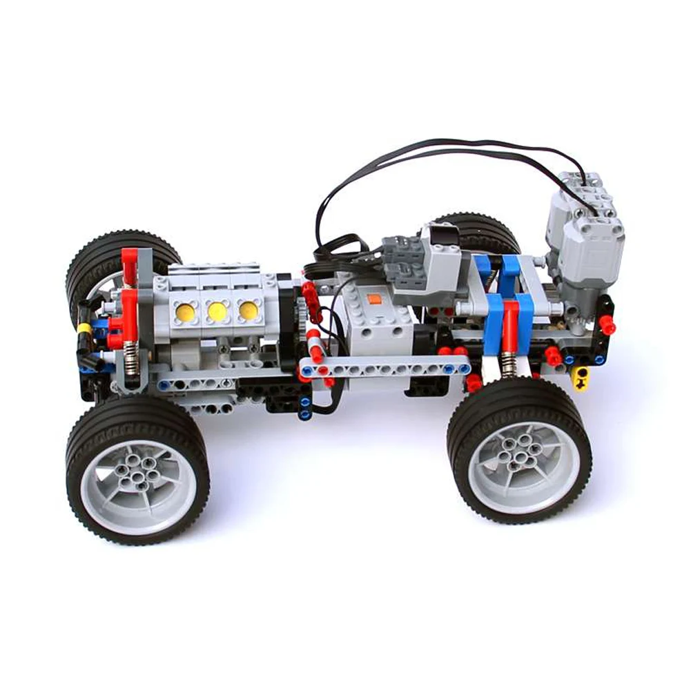 2WD 2 Bánh Kỹ Thuật Xe Khung Xe Viên Gạch Treo Chấn Động Hồng Ngoại Điều Khiển Từ Xa Reciever L Servo Mộc PF Bộ Dụng Cụ