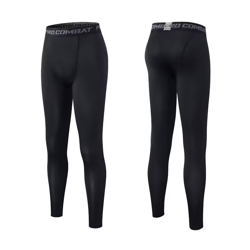 Pantalones de compresión para hombre, mallas frescas y secas, capa base deportiva, mallas para correr, pantalones cortos activos de entrenamiento atlético