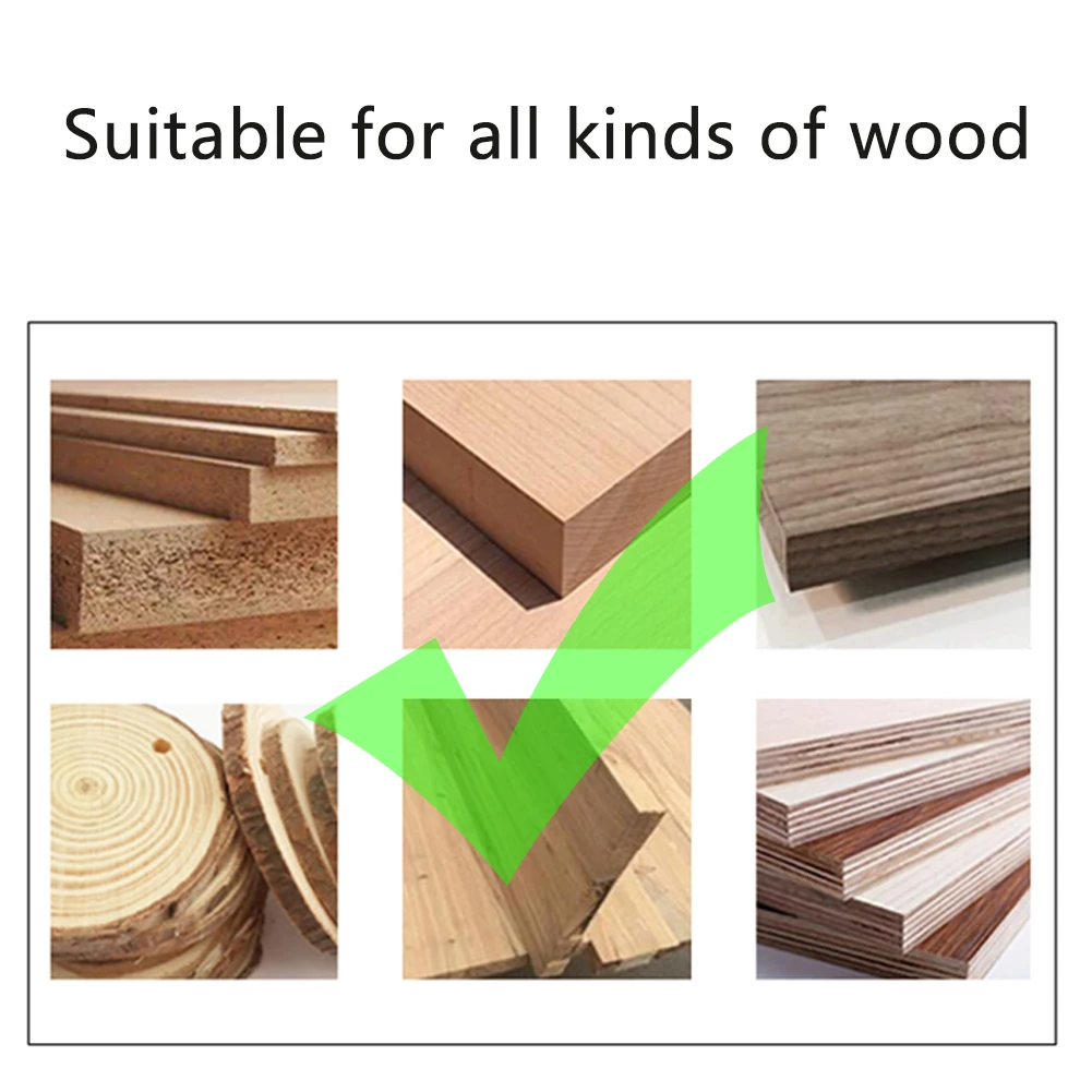 8mm 10mm Shank Adjustable Countersink Woodworking Router Core Limiter Alloy Drill Bits Wood Drilling Milling Cutter Screw