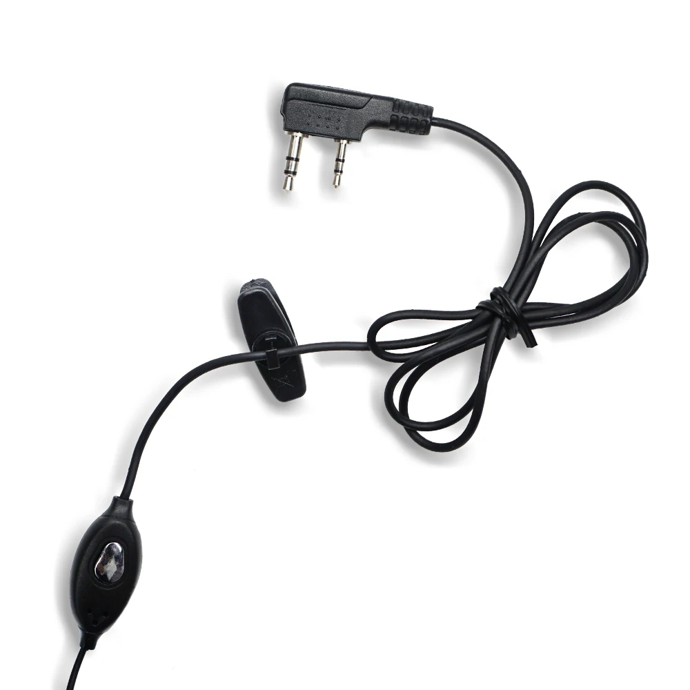 Walkie Talkie auricular auricular k-plug para Baofeng UV-5R UV-82 BF-888S BF-R5 UV5R PRO Radio bidireccional puerto K auricular con cable
