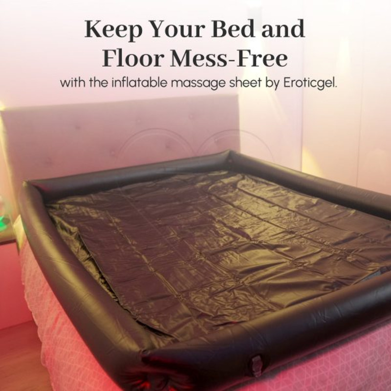 Colchões de cama de água para spa, à prova d'água, pvc, capa protetora, óleo, massagem, prazer ao ar livre, lençóis de cama, móveis infláveis