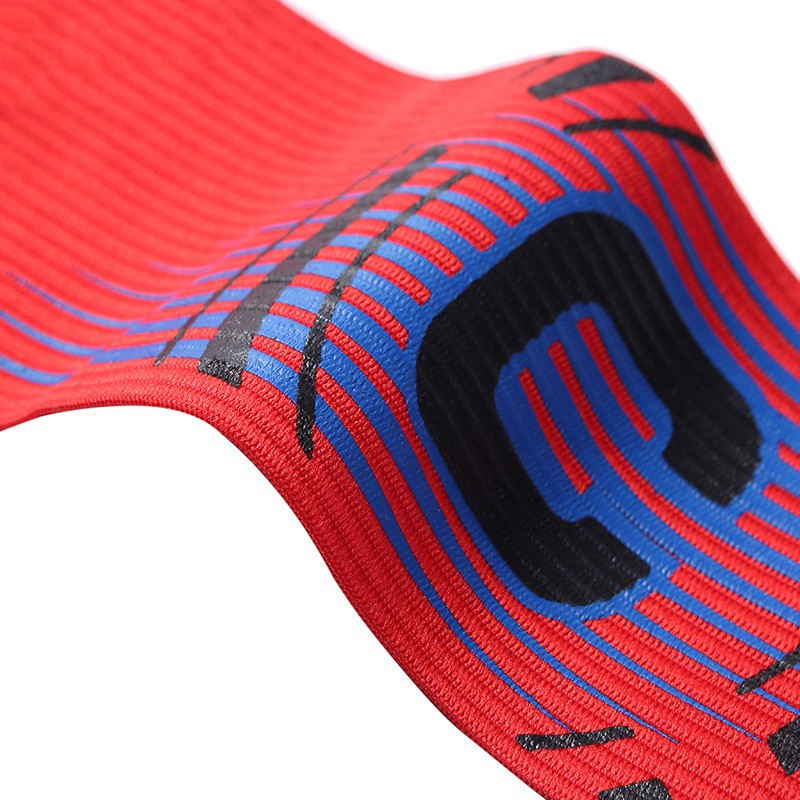 1 個 5 色サッカーアームバンドリーダーマッチプロサッカーアームバンドキャプテンアームバンド調節可能なサッカーアームバンドバンド