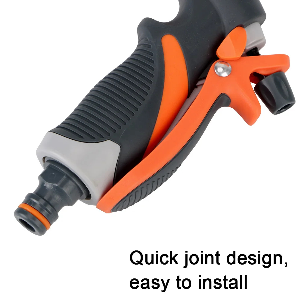 Boquilla de aspersión de manguera para lavado de jardín, coche, 8 modos de pulverización, riego por aspersión de césped, herramienta de agua multifunción de alta presión
