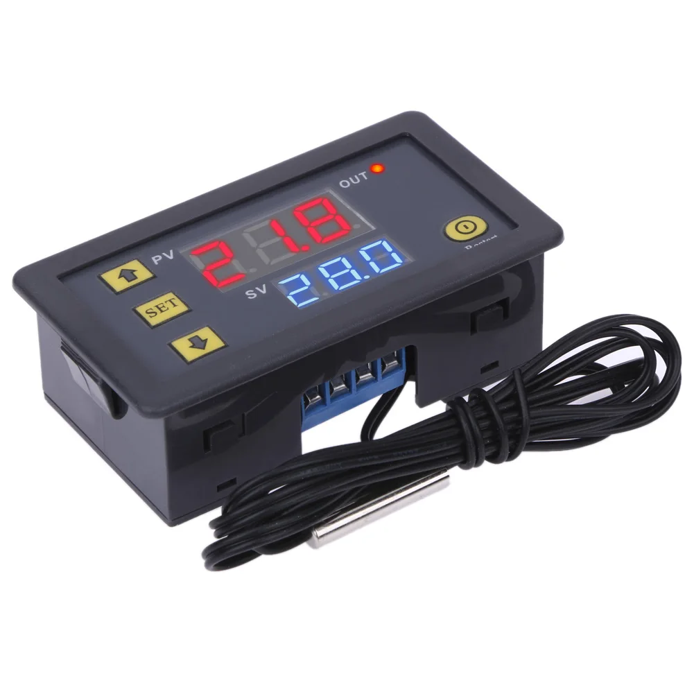 W3230 Régulateur de température numérique l'inventaire DC12/24V AC110-220V 20A ThermoandreHeating and Cooling Thermoandre( avec capteur)