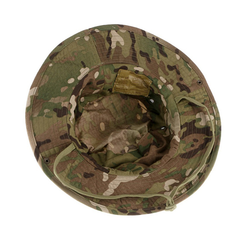 Sombreros Boonie tácticos de camuflaje para acampar, cubo para escalar, sombrero de francotirador para hombres, gorra para pesca al aire libre, senderismo, gorras Boonie protectoras solares