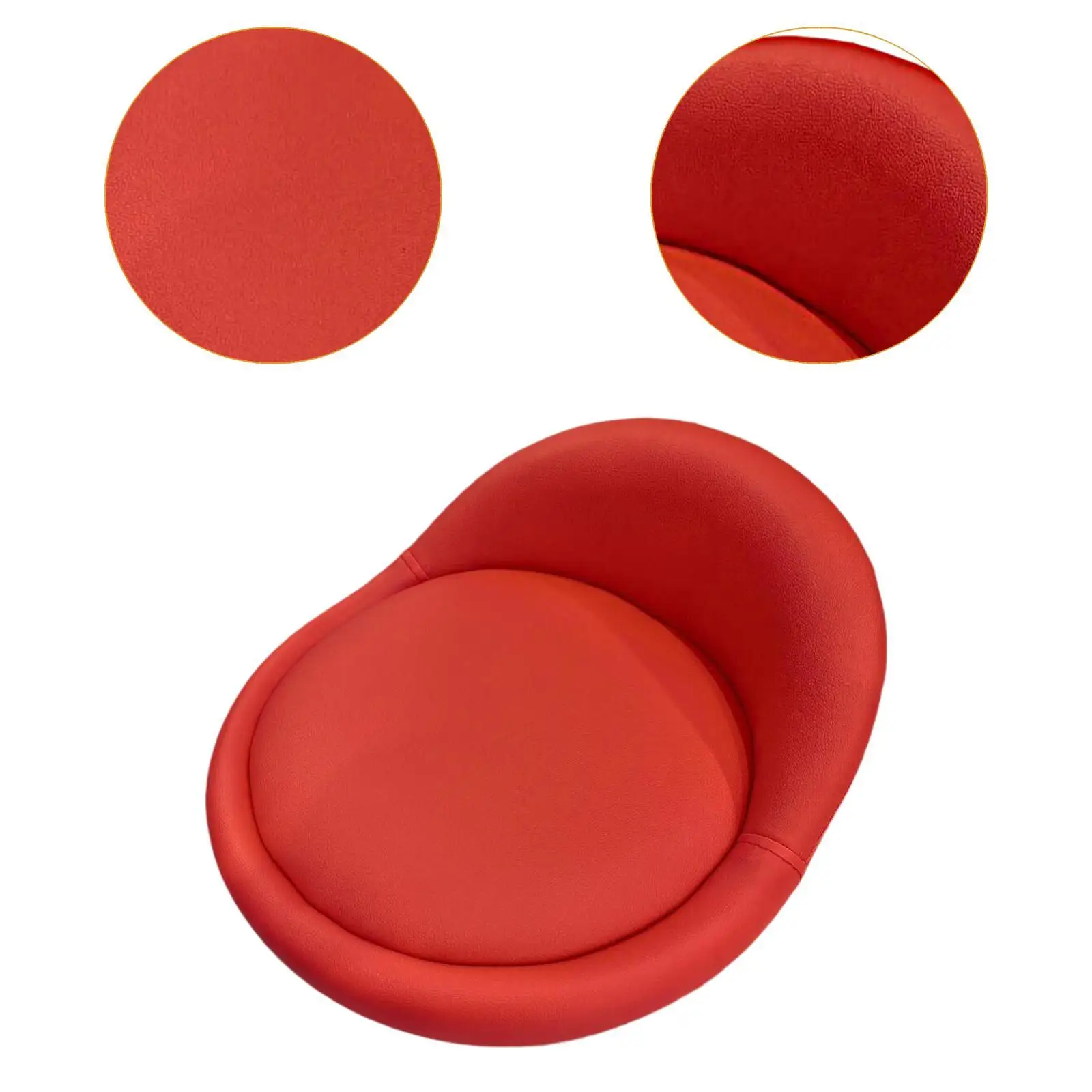 Barstool Replacement Seat Cushion Easy to Install Bar Stool Replacement Seat Top PU Leather for Club Bar Store Restaurant Salon