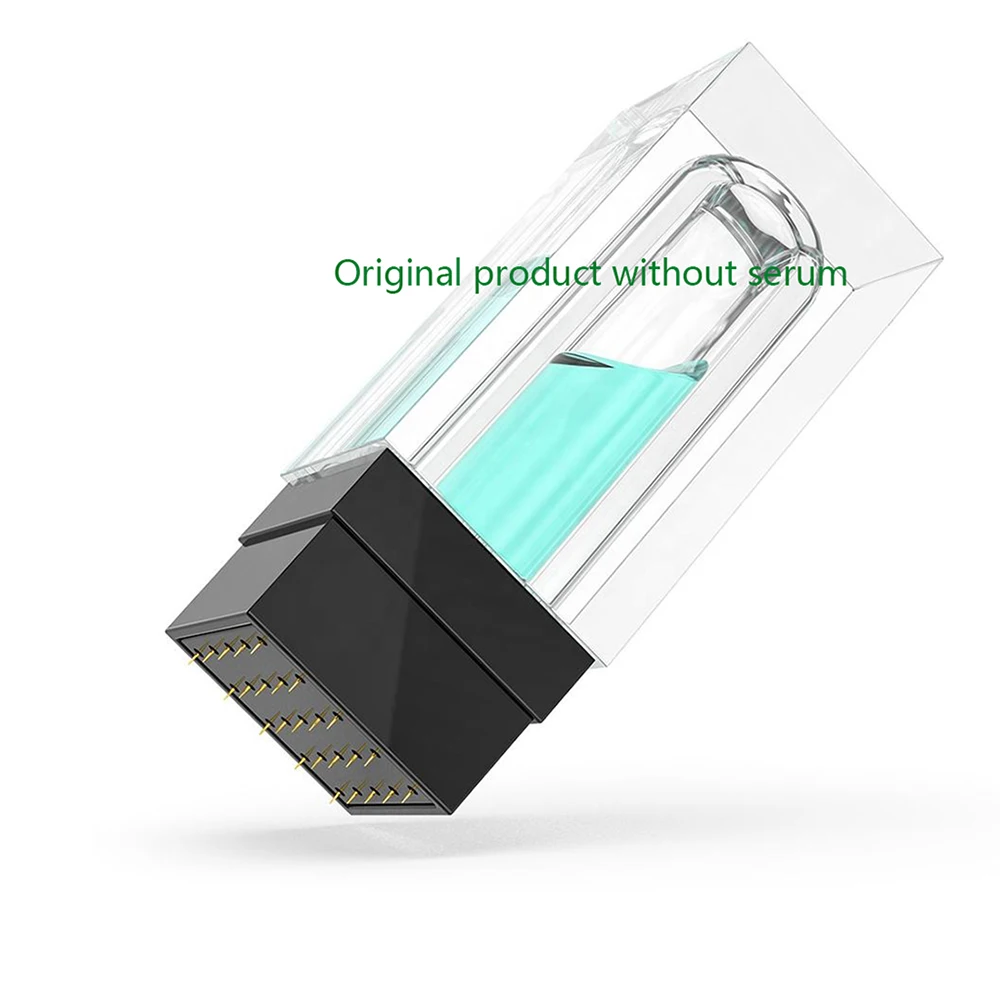 Hydra Needle 25 Microneedle Derma Stamp and Serum Applicator - Professional Microneedling Skin Care Tool for face, hair, beard