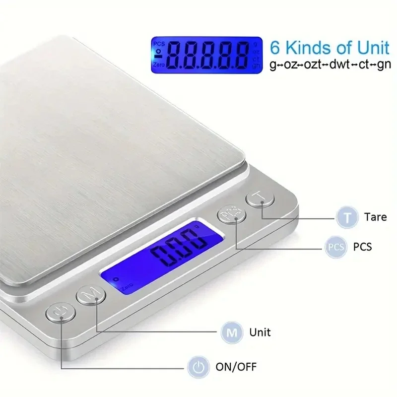 Digital Kitchen Measuring Scales Portable Baking Tools Food Weighing Home Garden Dining Bar Kitchens Accessories Scale &