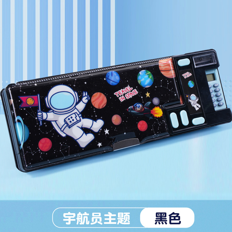 Creative Multifunctional คอมพิวเตอร์ดินสอกรณีโรงเรียนประถมศึกษาเครื่องเขียนนักเรียนกล่องขนาดใหญ่ความจุ Double-Layer Double เปิด