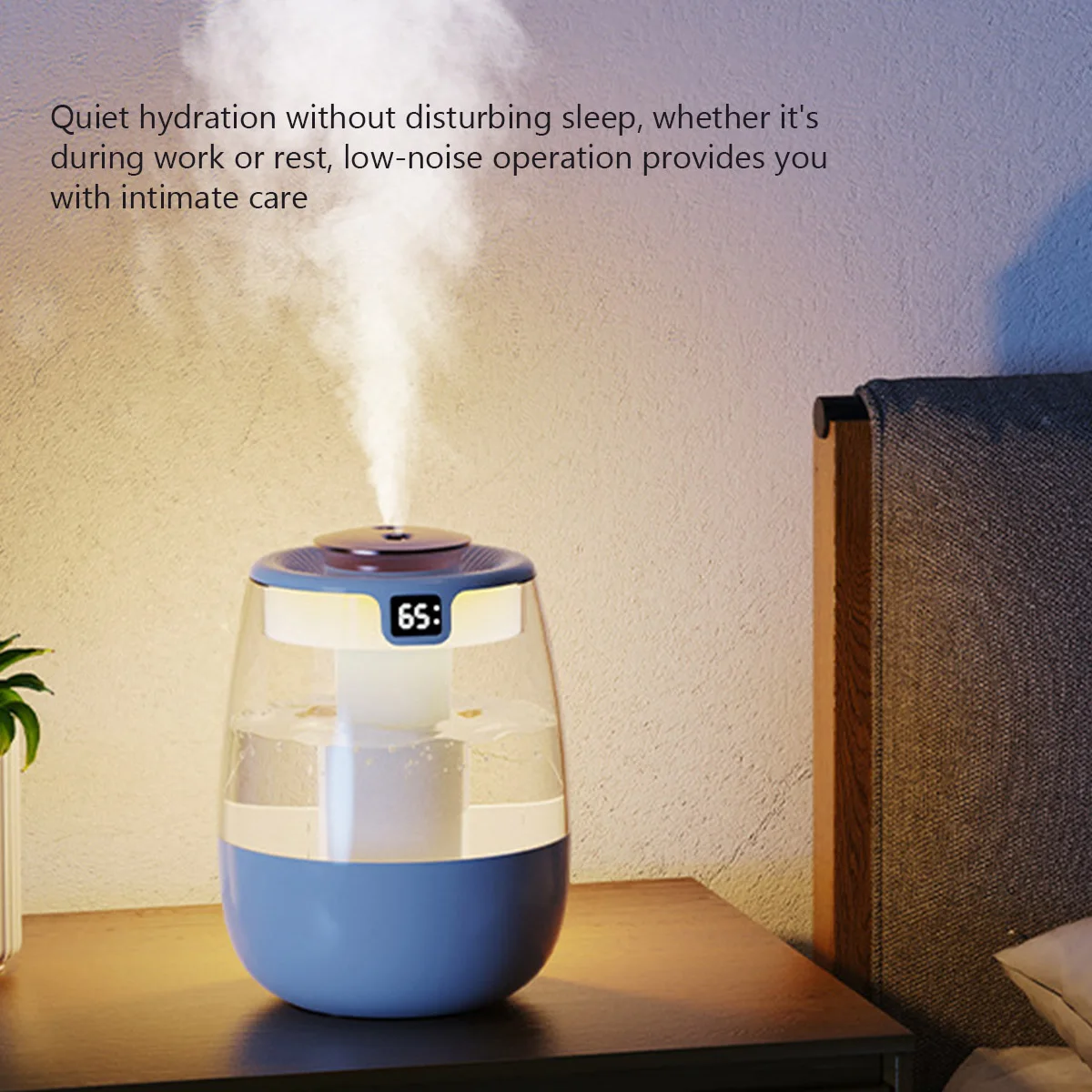 1.3L Luchtbevochtiger Dubbele Spray Poort Cool Mist Maker Geurverspreider Home Office Essentiële Olie Aroma Humidificador Purifier