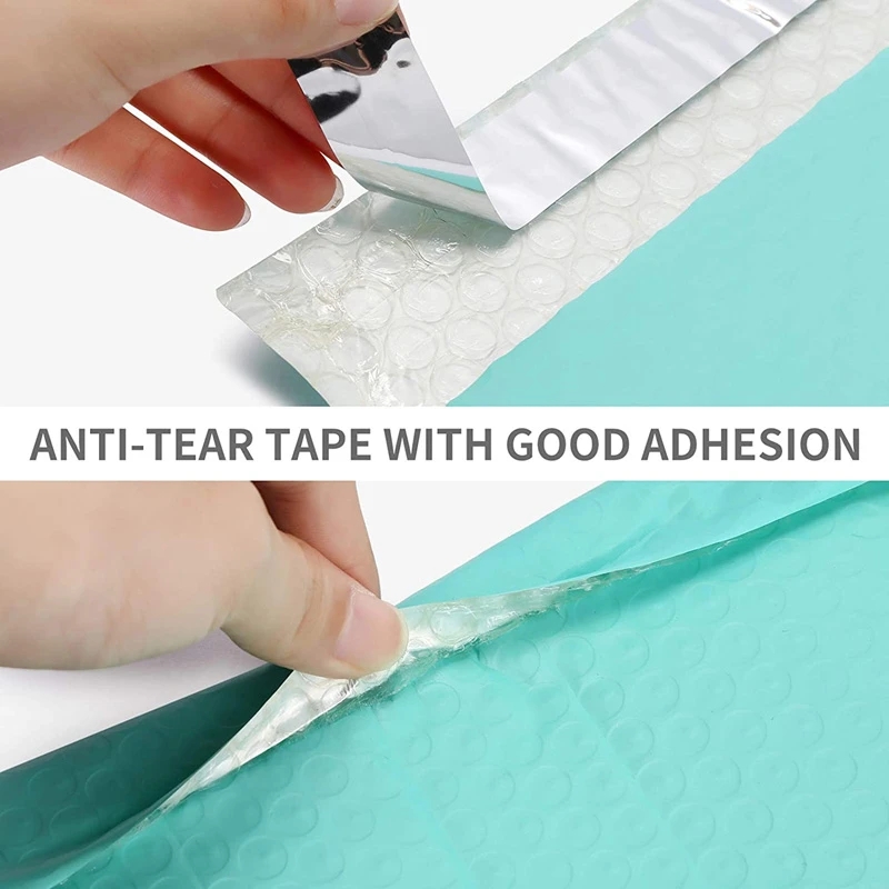 100 Pcs Blue Bubble Padded Envelopes Shipping Packaging Small Business Supplies Bags To Pack Products Packing Mailers Envelope