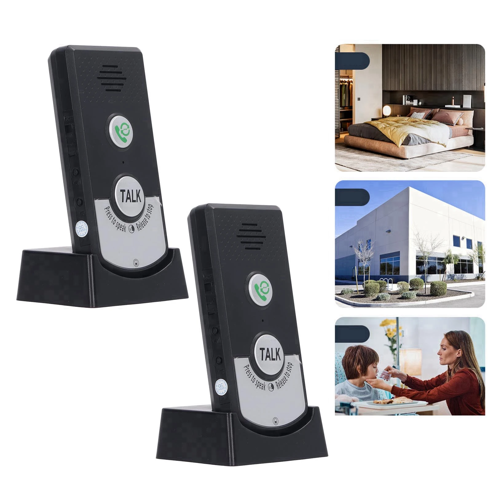 2-weg spraakintercom Super lange afstand draadloze intercomunicador waterdichte intercom deurbelsysteemeenheid