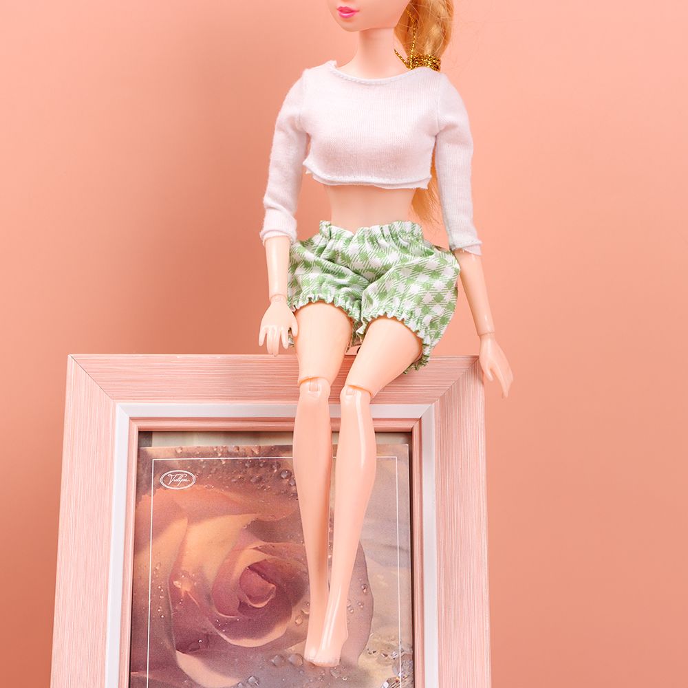 Spodnie dyniowe Bawełniane spodenki dla lalek Ubranka dla dzieci 15 cm Wspólna lalka Bjd Doll Ob11 Ubrania Spodnie latarniowe