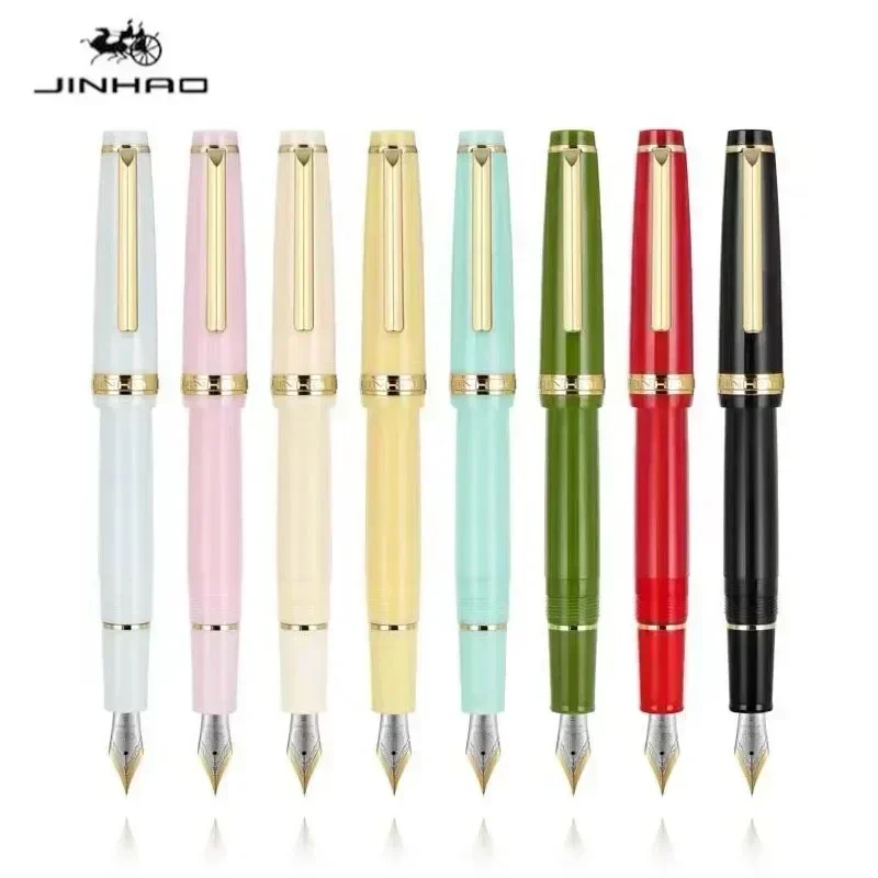 Jinhao 82 Fountain ปากกาสีใหม่หรูหราปากกา 0.7/0.5/0.38 มม.Extra Fine Nib เขียนอุปกรณ์สํานักงานเครื่องเขียนโรงเรียน