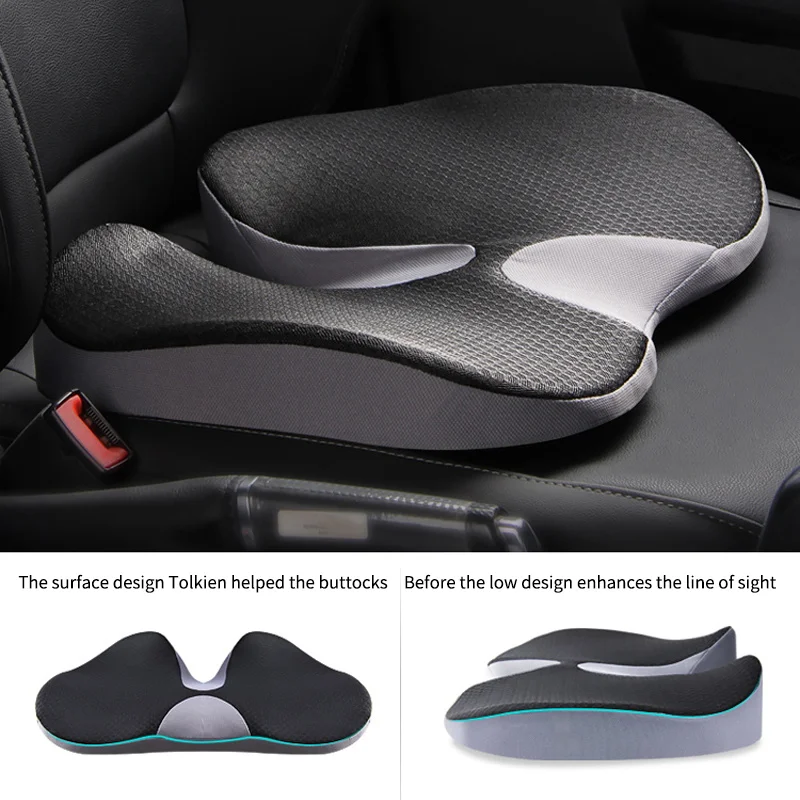 Cuscino antiscivolo in memory foam ortopedico per la prostata per il coccige Sciaticaback, sollievo dal dolore, sedia comfort, seggiolino auto