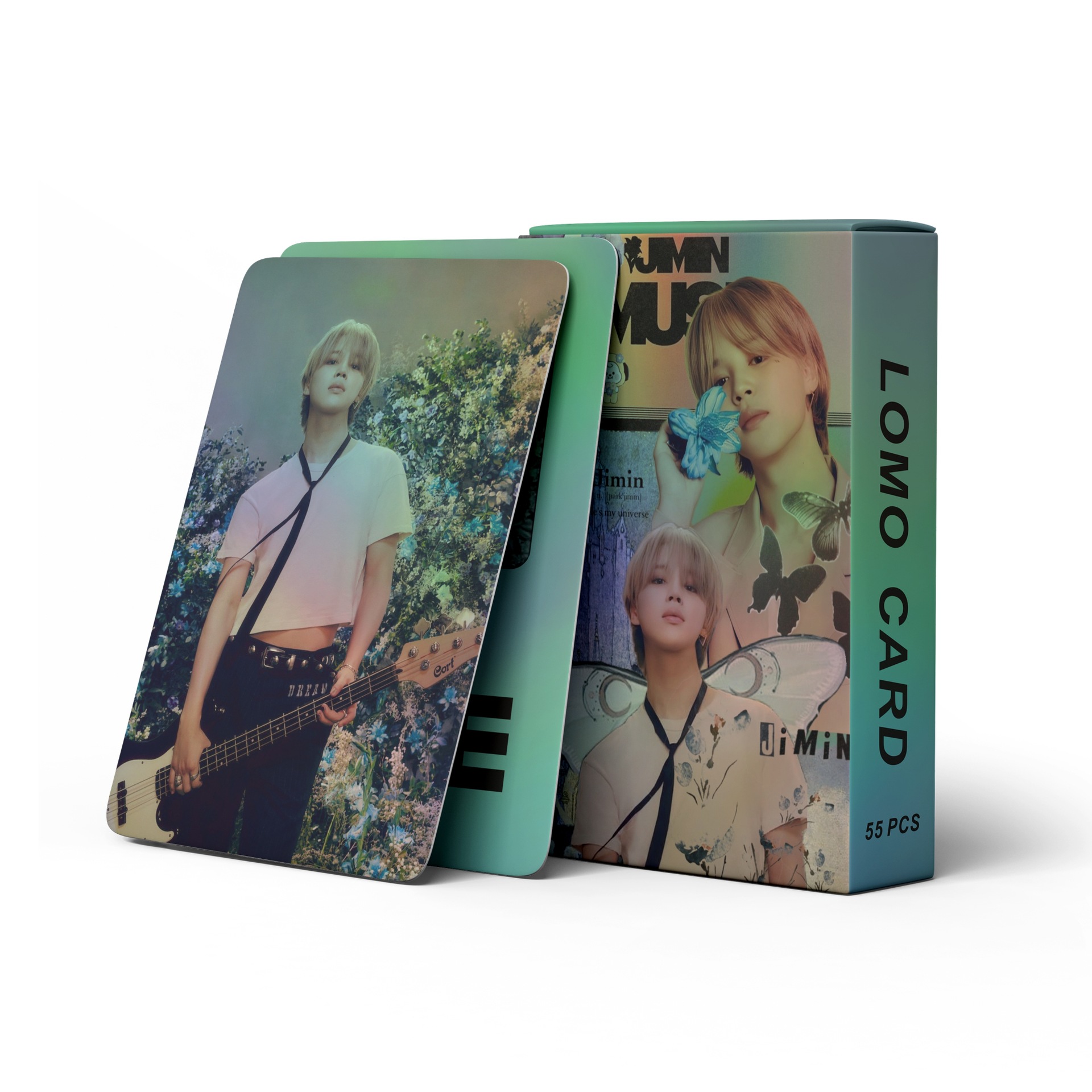 55 Pçs/set Kpop JIMIN MUSE Solo WHO Laser Lomo Cartão Photocard Fãs Coleção Cartões Postais Presente