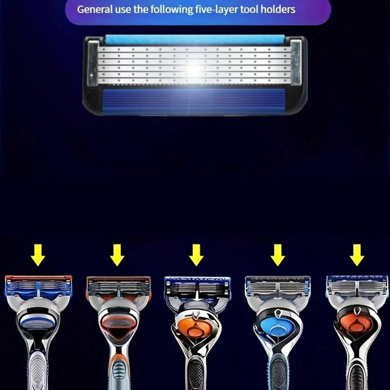 Razor Classic 6 Layer Safety Razor for Mens Shaving&Womens Hair Removal Shaving Blades Manual Shaver ﻿