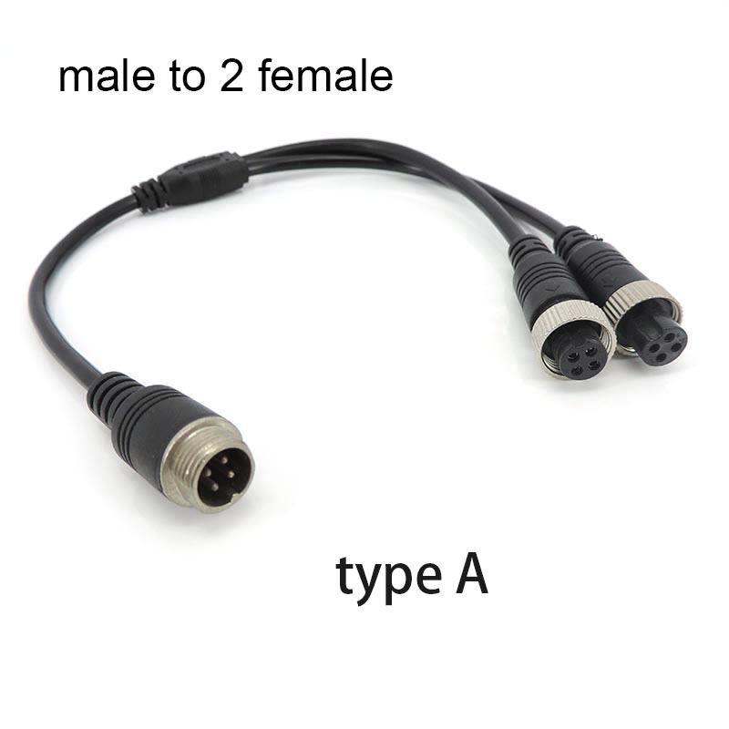 Ccctvカメラ用の充電ケーブルアダプター,カメラ用のオスからメスへの延長,m12,4ピン