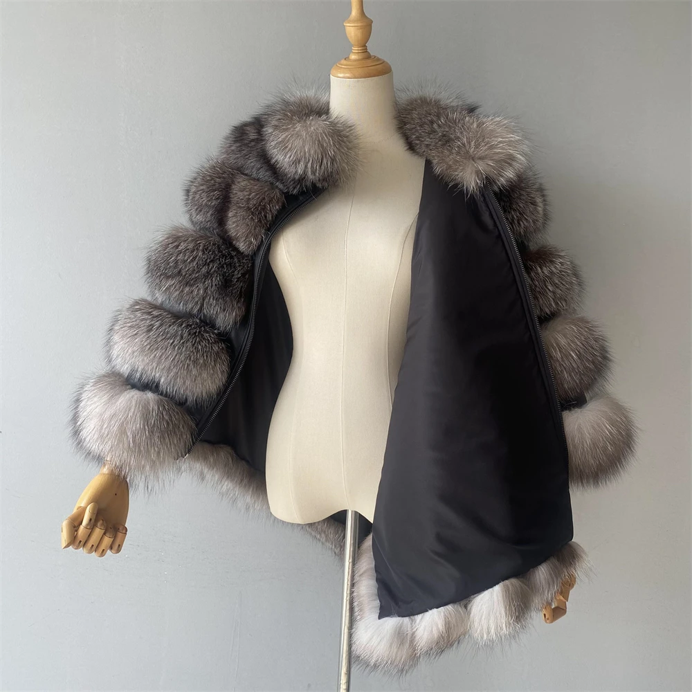 Jaxmonoy frauen Echtpelz Mantel Winter Luxus Natürliche Pelzmantel Damen Mode Warme Neue In Outerwer Hohe Qualität Weibliche 2024