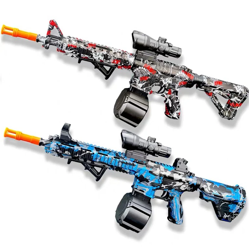 M416 ปืนของเล่นกลางแจ้งไฟฟ้า Blaster ยิงกีฬาเจล Bullet ยิงฤดูร้อนน้ําของเล่นสําหรับ Interactive เด็กเกม