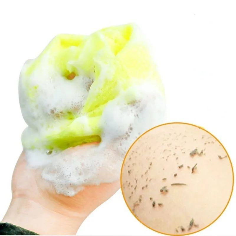 Beleza pele esfoliante pano toalha de lavagem do corpo japonês toalha de banho de náilon toalha de polimento da pele corpo volta purificador ferramenta