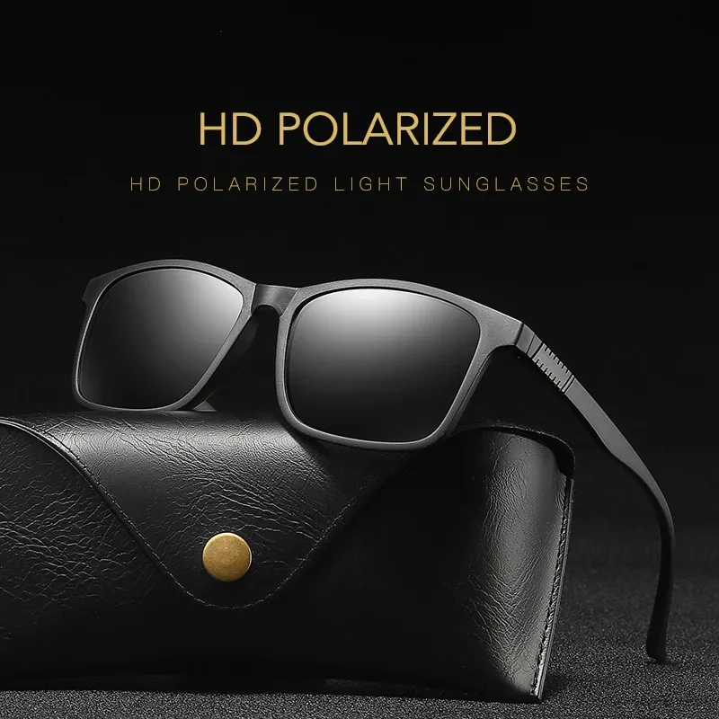 Gafas de sol polarizadas TR para hombres y mujeres, gafas de conducción, gafas de pesca, gafas deportivas clásicas