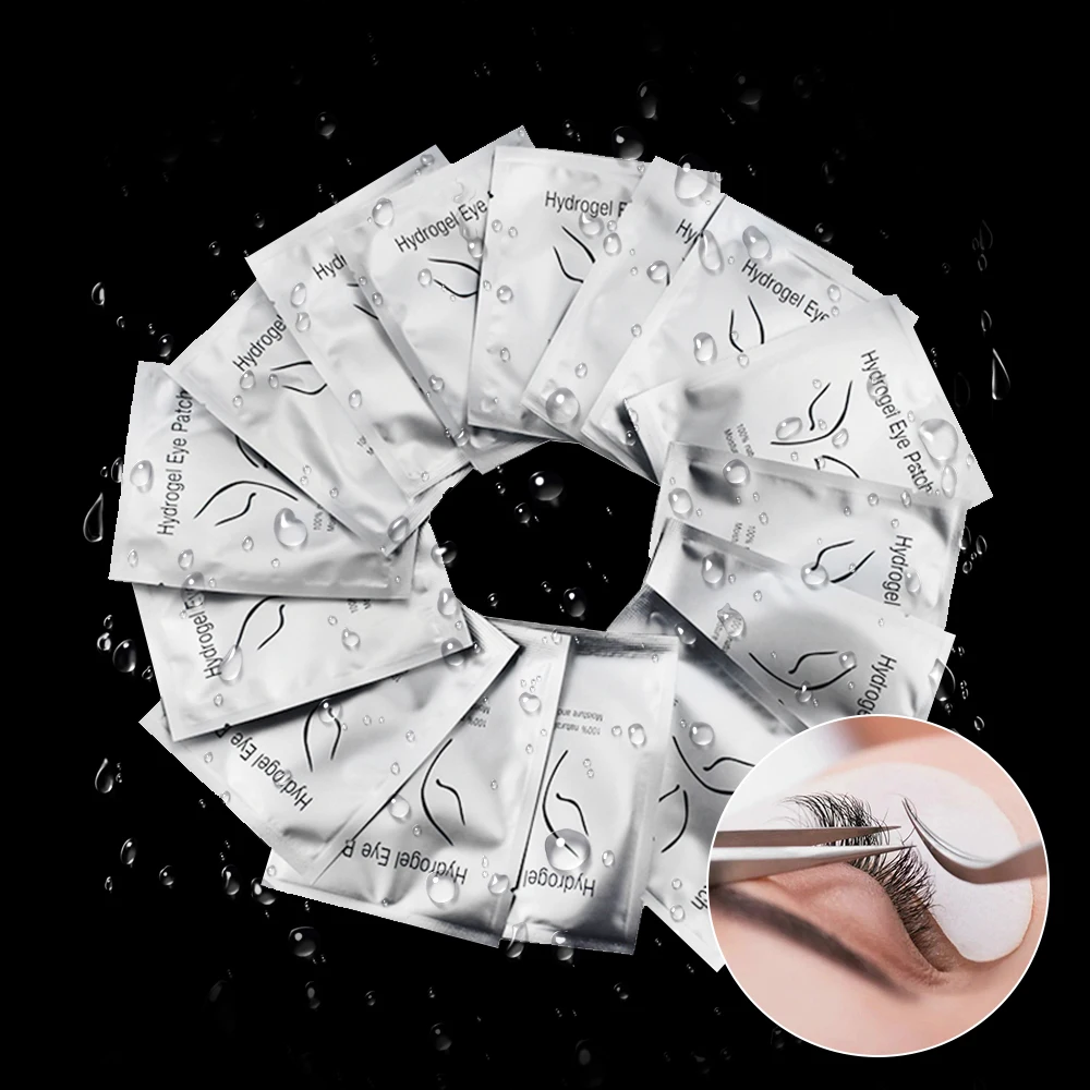 20/50/100 Uds parches para ojos extensión de pestañas debajo de los ojos almohadillas maquillaje parches para pestañas pegatinas de punta almohadillas para maquillaje de extensión de pestañas