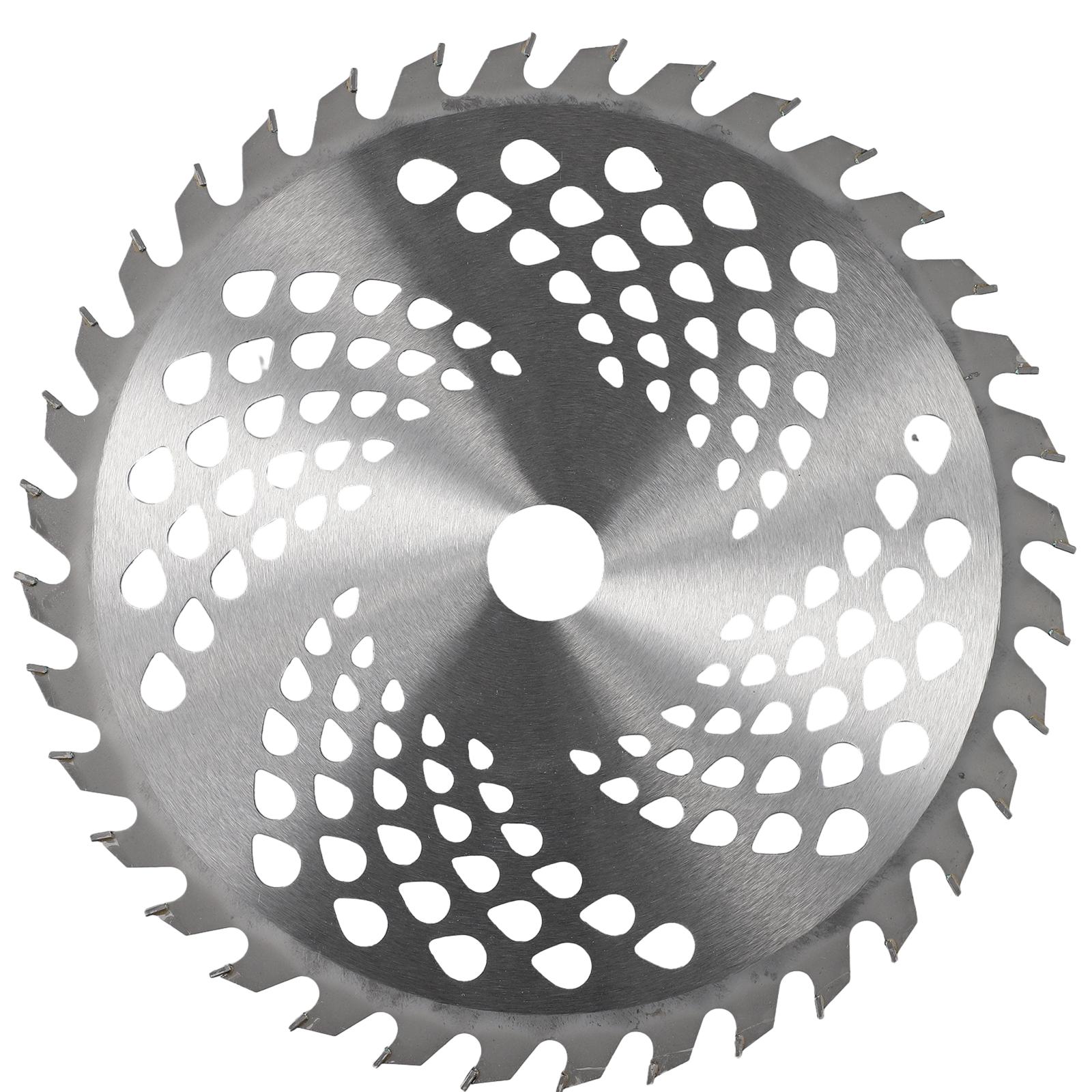 Cabeça de aparador de grama, 9 polegadas, 36 dentes, lâmina de serra, cortador de escova de madeira, disco de corte para jardim, cortador de grama, ferramentas elétricas, 1 peça