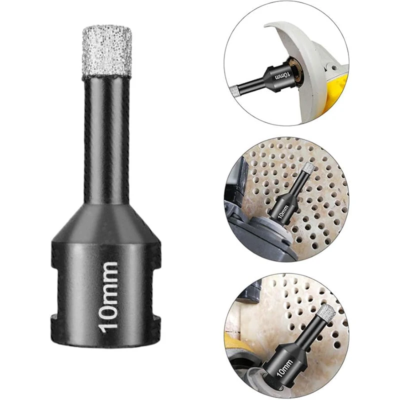 6/5/1 pçs 6-16mm m14 brocas de diamante soldado buraco viu abridor cortador telha mármore concreto conjunto de ferramentas de perfuração