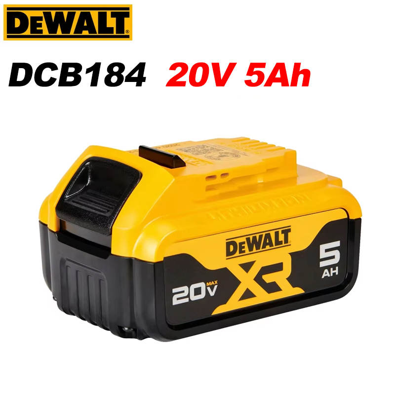 Литиевая батарея Dewalt 20 в, 4 Ач, 5 Ач, DCB182, DCB184, совместима со всеми электроинструментами серии DEWALT 18 В/20 в